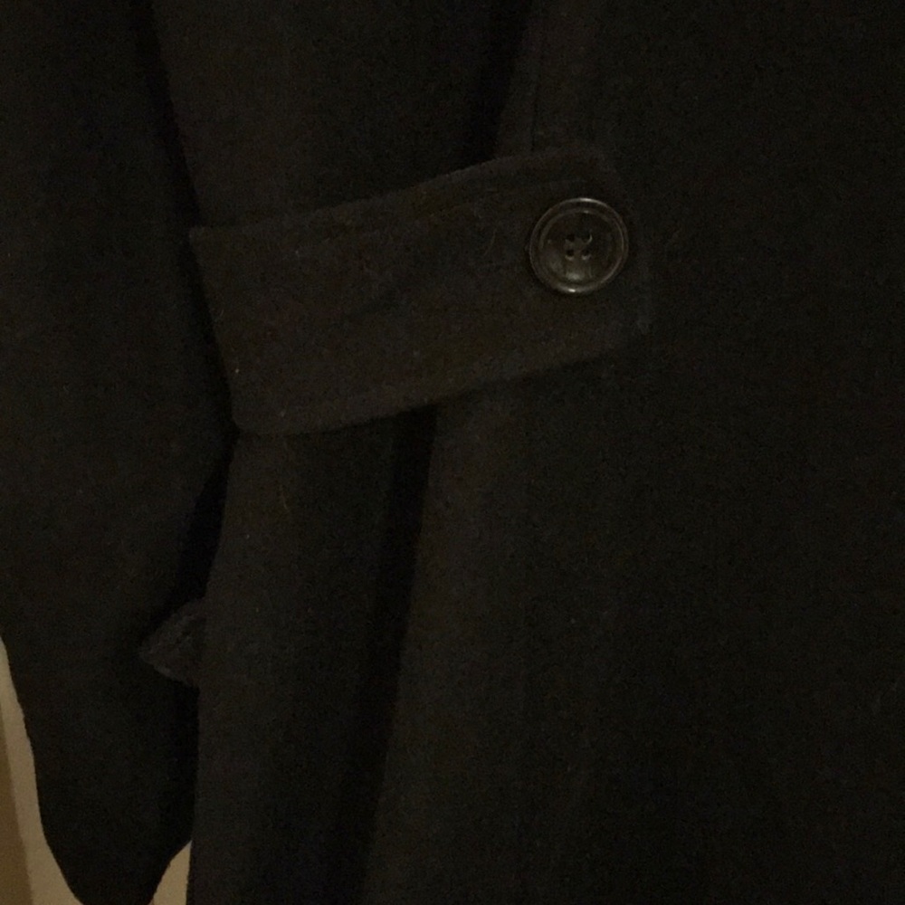 Care N Sport Black Wool Coat - Picture 6 of 8